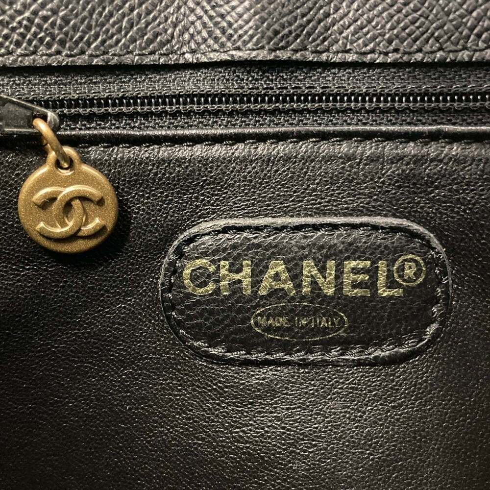 CHANEL Black Caviar Leather Shoulder Bag - Picture 11 of 14